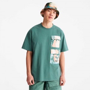 Timberland Printed Pocket Verzi Inchis | SN-TBL46139